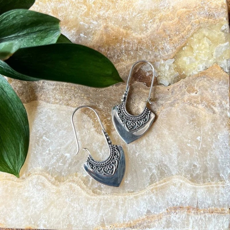 Bohemian Carved Pattern Earrings Women Jewelry